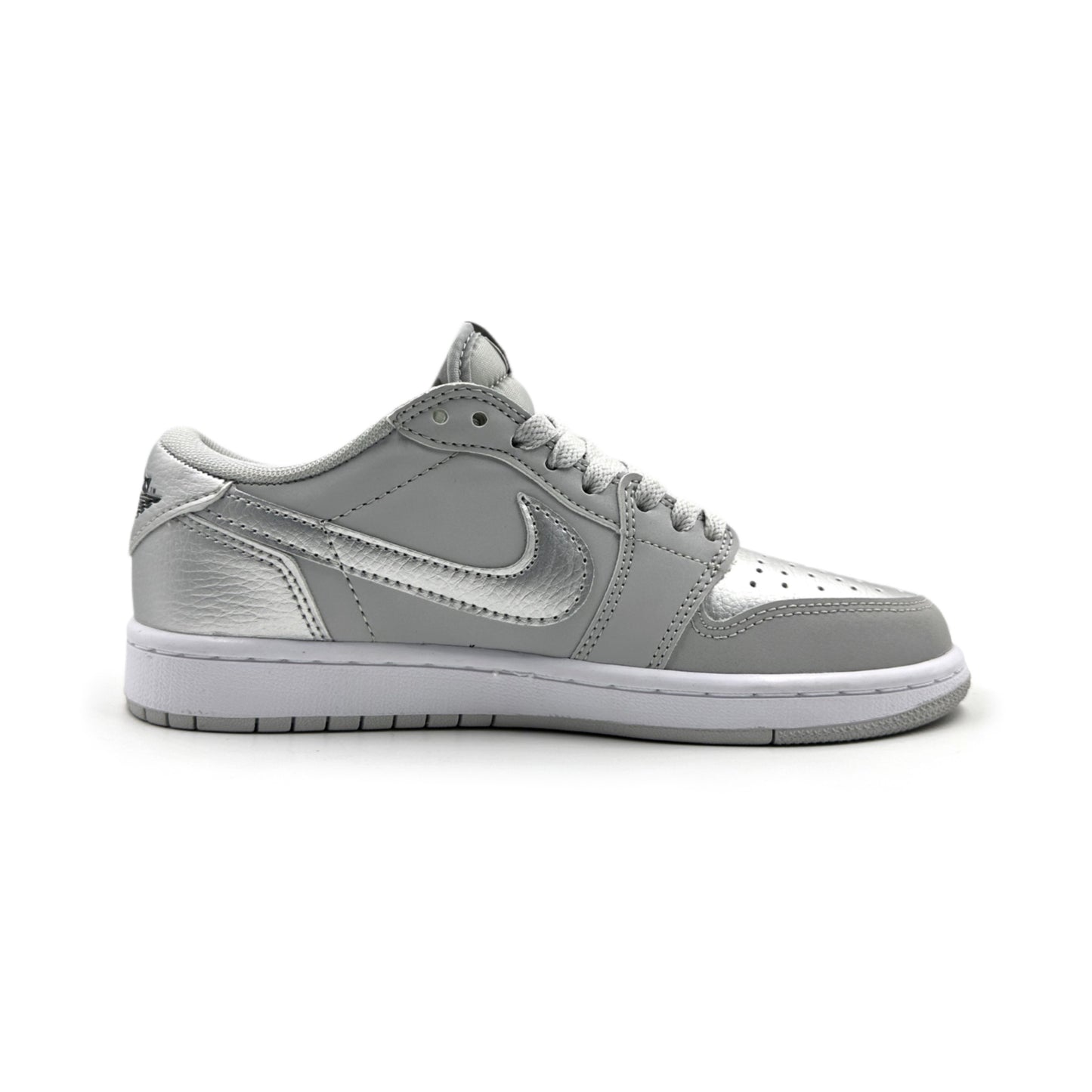 Air Jordan 1 Low Silver Metallic