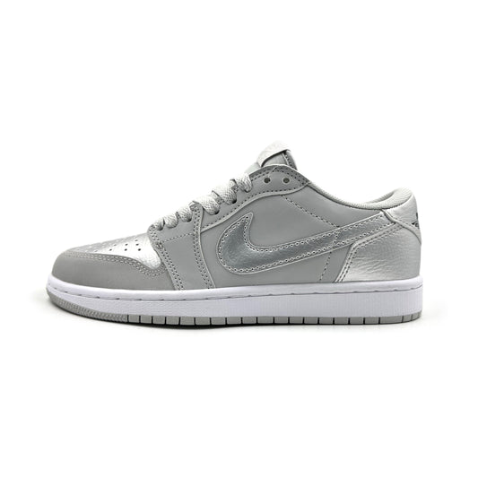 Air Jordan 1 Low Silver Metallic